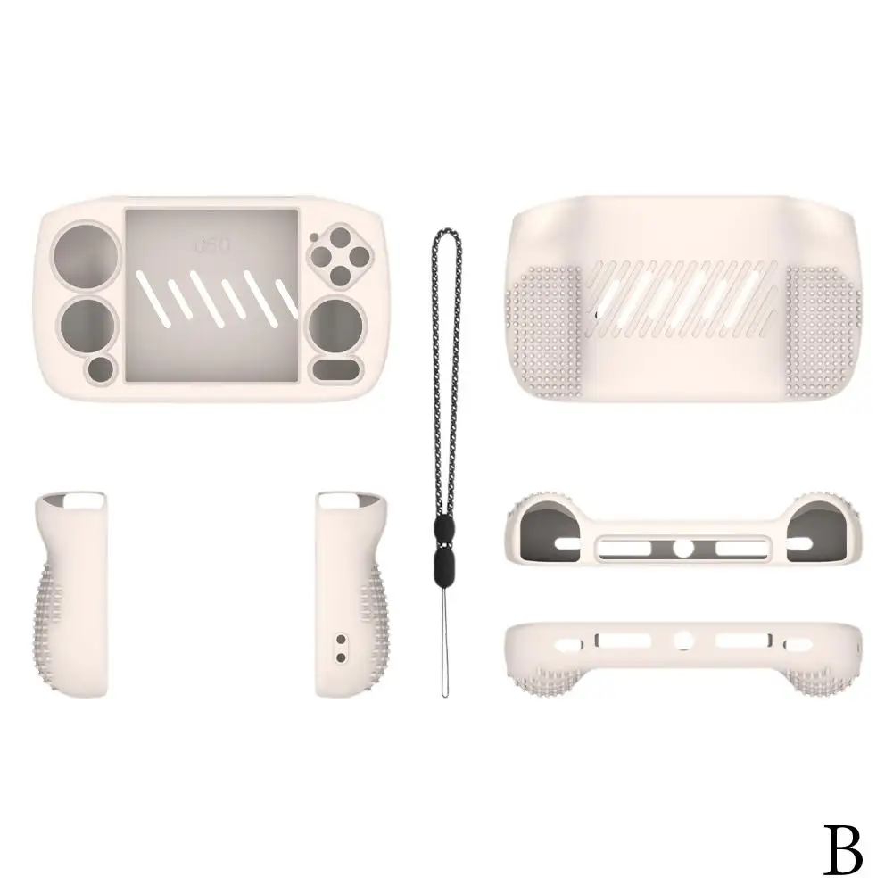 Для портативных игровых консолей Anbernic Rg Ubexx, силиконовый с пылезащитным рукавом и ремешком, устойчивым к падению K7f5