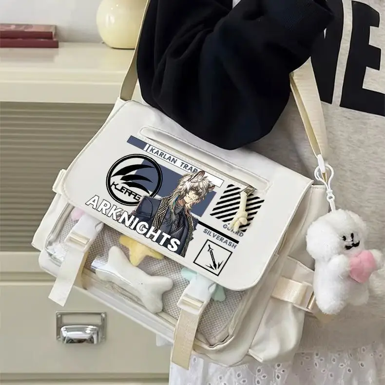 Arknights Single Shoulder Amiya Tutoring Barji Pain Texas Merchandise Anime Crossbody Bag Anime