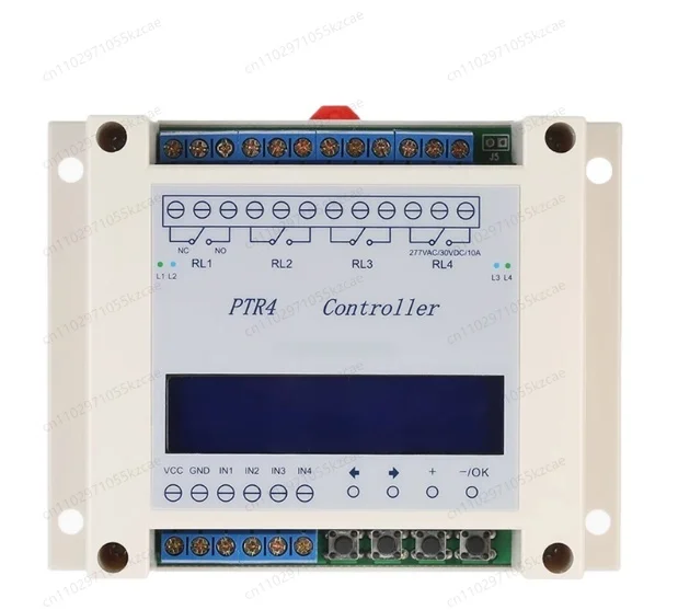 

Time relay, independent timing cycle, voltage signal trigger delay alternating switch PTR4-IND