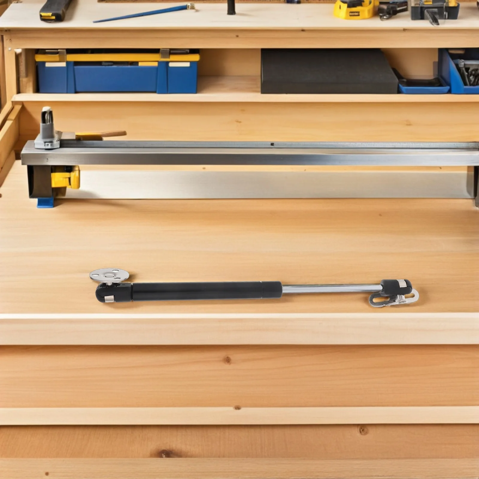 

4pcs 10.6 Inch 100N Cabinet Door Hydraulic Rod Heavy Duty Telescopic Gas Spring Support For Rv Hatch Wardrobe Cupboard