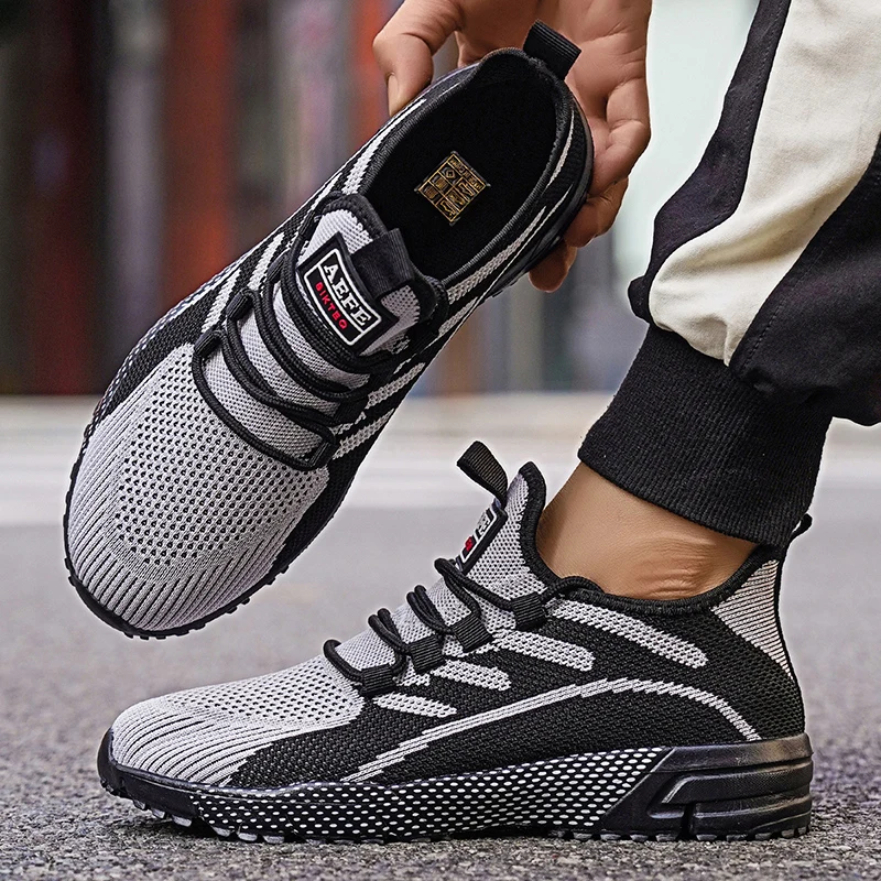 Fashionable Golf Shoes, Outdoor Mesh Breathable Casual Walking Shoes, Men's Lightweight Jogging Sports Shoes