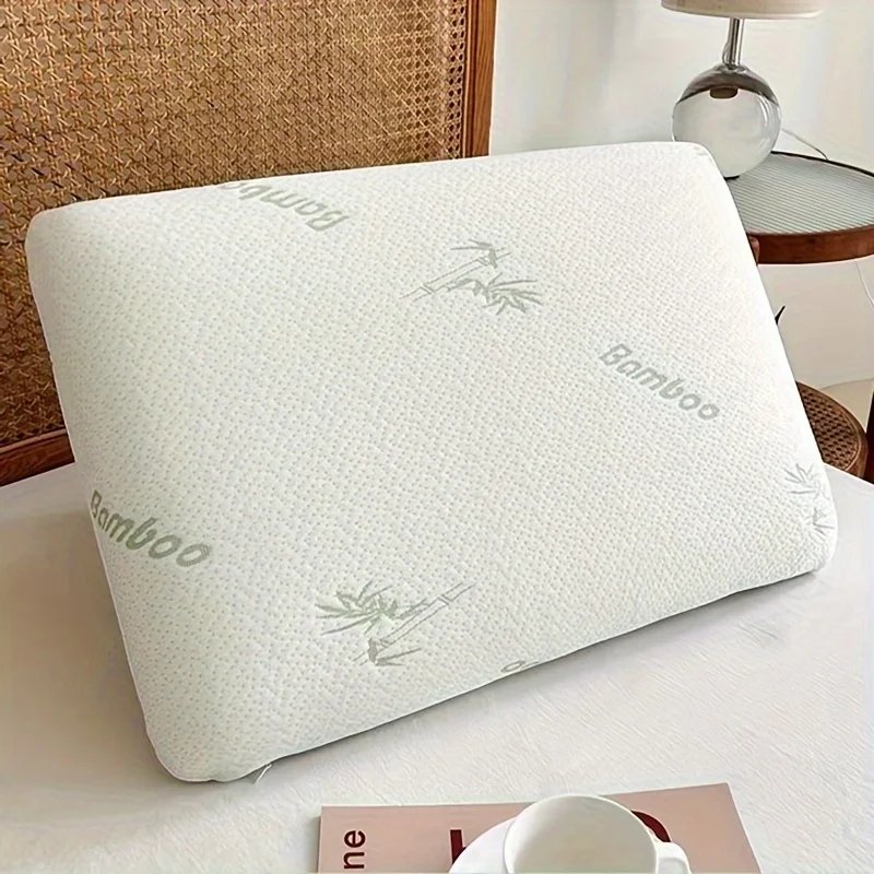 

Slow Rebound Bamboo Fiber Bread Memory Pillow Protecting The Cervical Spine Soft Neck Pillows for Sleeping Pillows for Bedroom