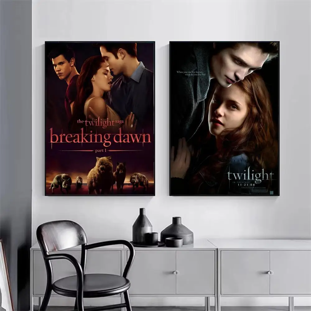 The T-Twilight saga Poster Modern Aesthetic Wall Art Print Minimalist Poster Bedroom Living Room Home Decor Gift view 4