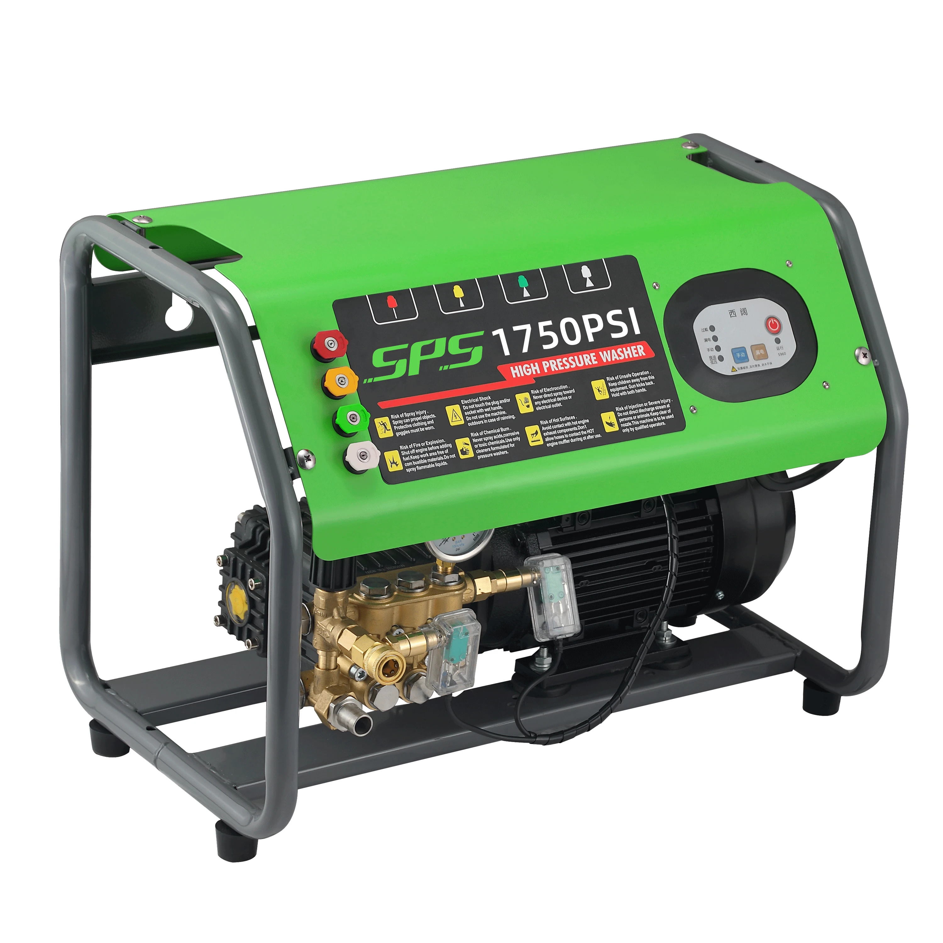 

【Hot】SPS 2500W High Pressure Washer 1750PSI 120Bar Automatic Car Washing Cleaning Machine Wall Mounted Surface Cleaner