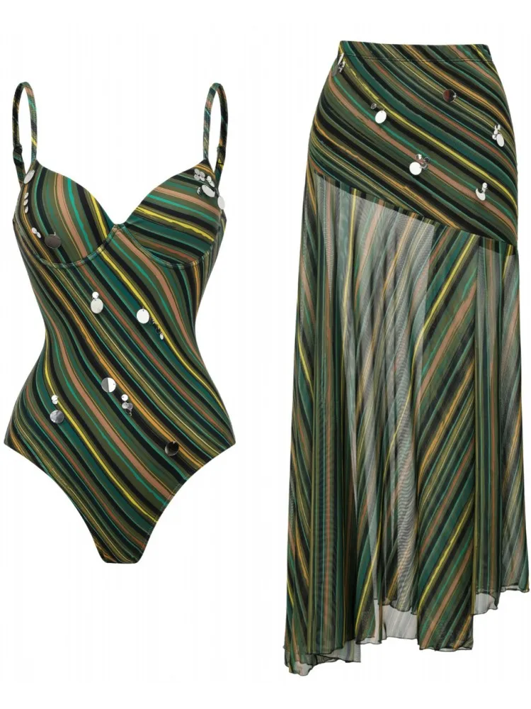 

Сексуальный женский купальник с высокой талией, летний комплект бикини без рукавов, пляжный купальный костюм для женщин