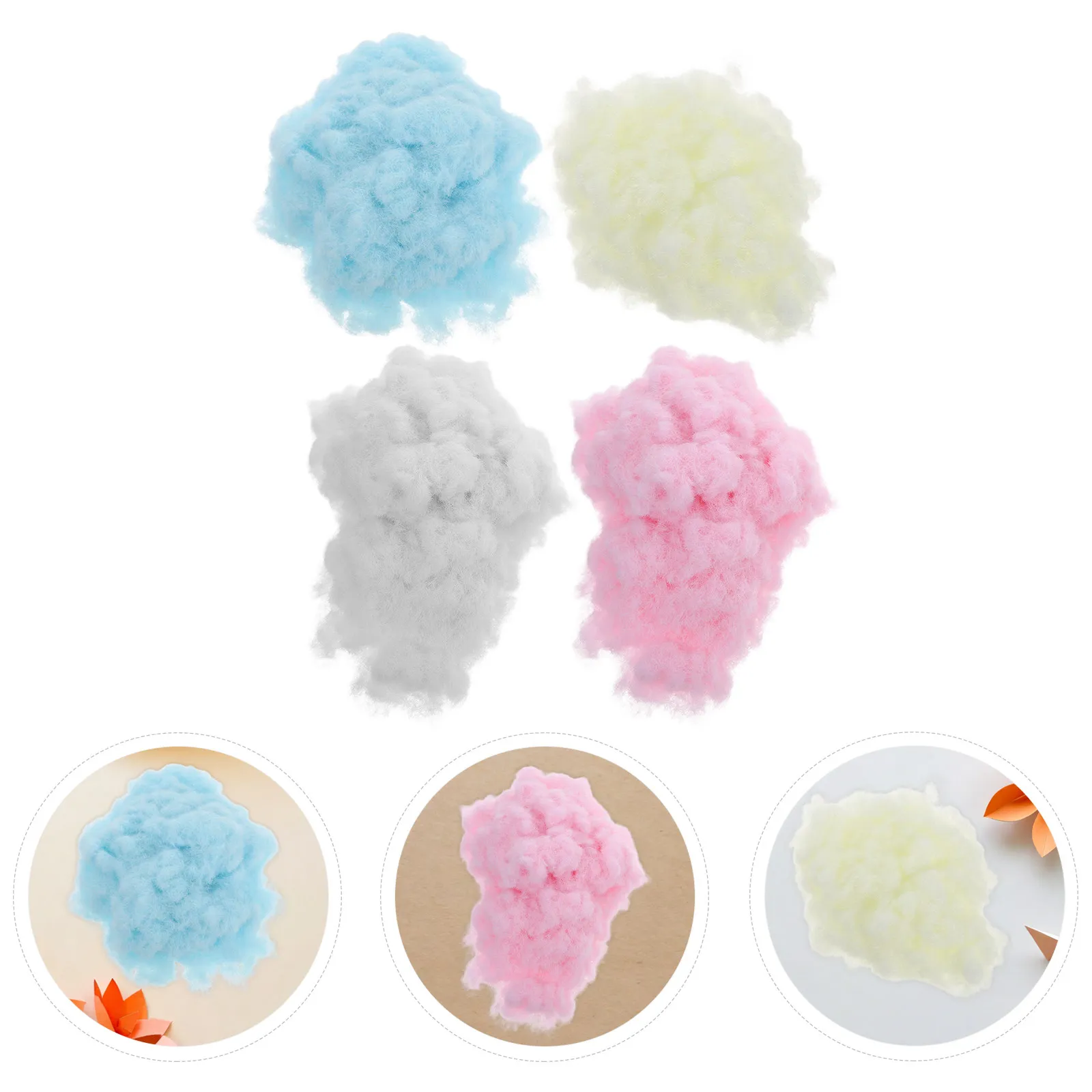 

12Pcs Flocking Powder Vibrant Colors White Pink Yellow Blue DIY Crafts Squeeze Material Handmade Flocked Fibers Professional