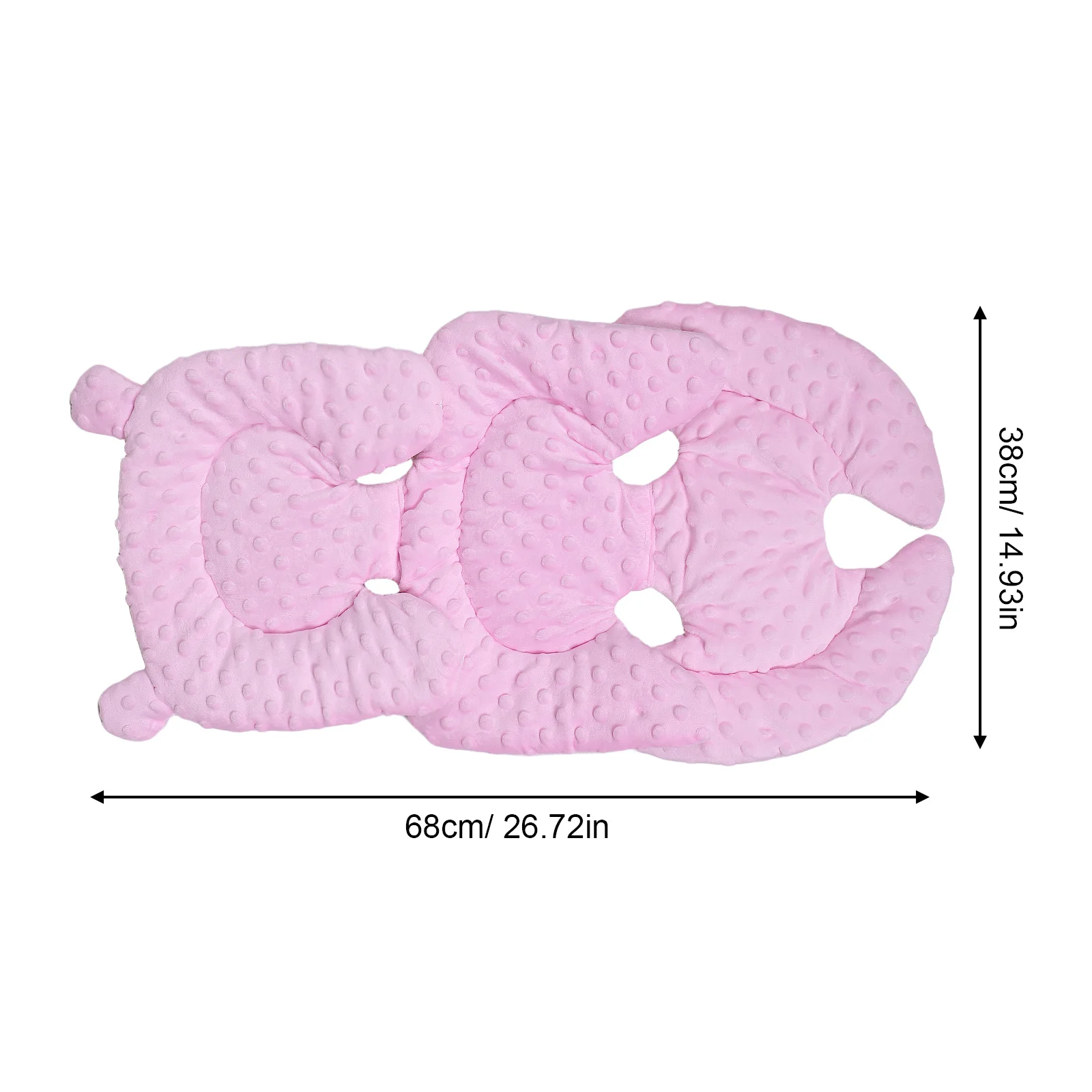 وسادة مريحة سميكة لعربة الأطفال لخريف وشتاء، دعم عالمي، سهل التنظيف، ركوب الخيل الطويلة