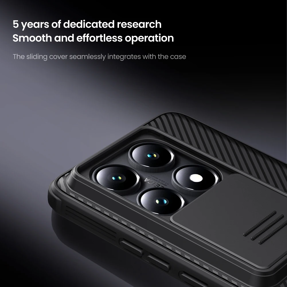 for Xiaomi Mi 14T / 14T Pro 5G Case Nillkin CamShield Slide Camera Cases Anti-Fingerprint Privacy Lens Protection Cover