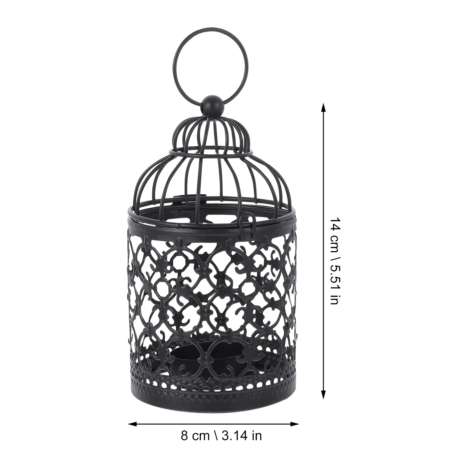 

Birdcage Holder Iron Art Candlestick Decorative Tabletop Decoration For Home Wedding Party Festival