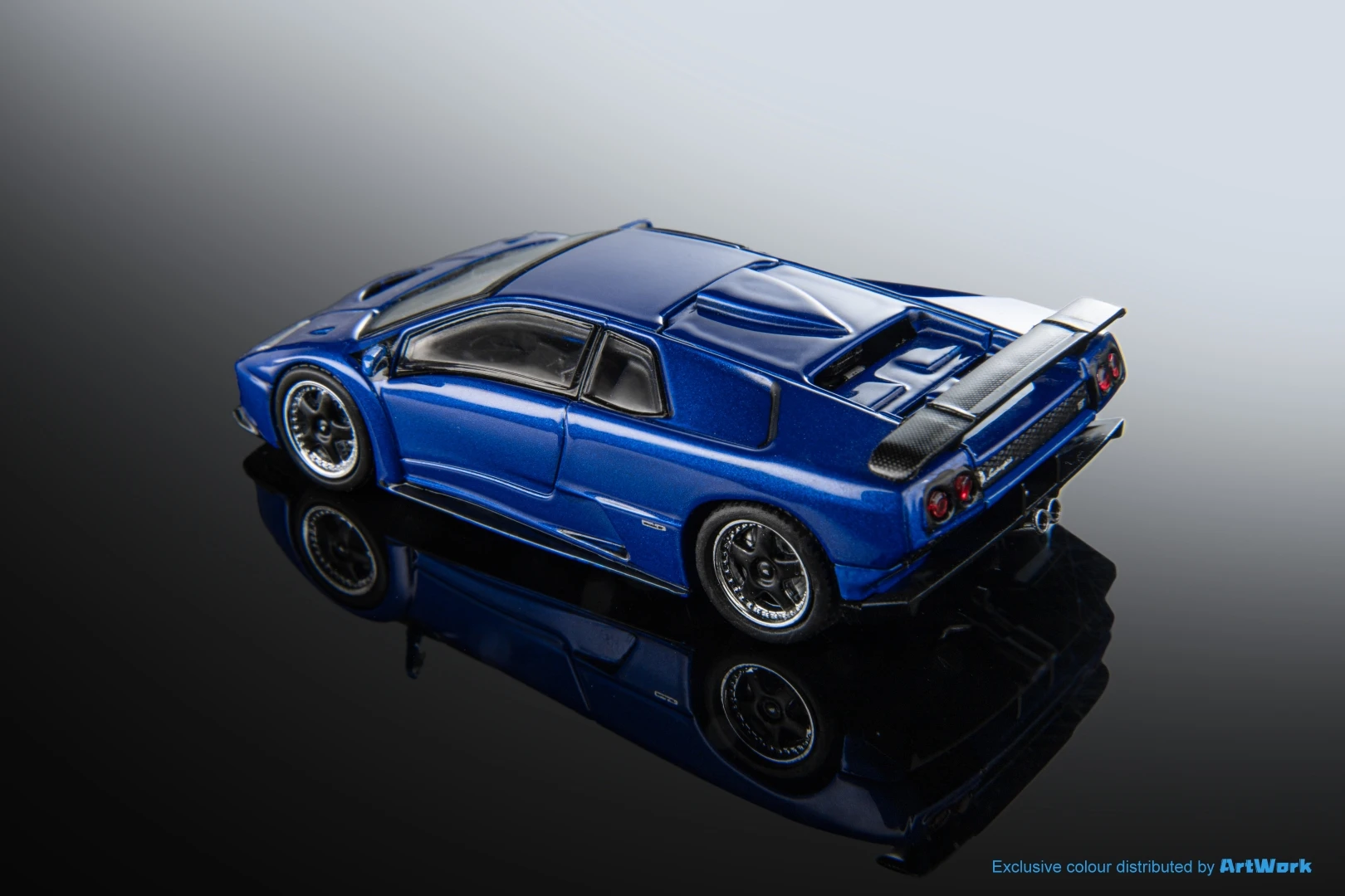 **Pre-order **Stance Hunters 1:64 Diablo GT 1998 Metallic Blue Diecast Model Car