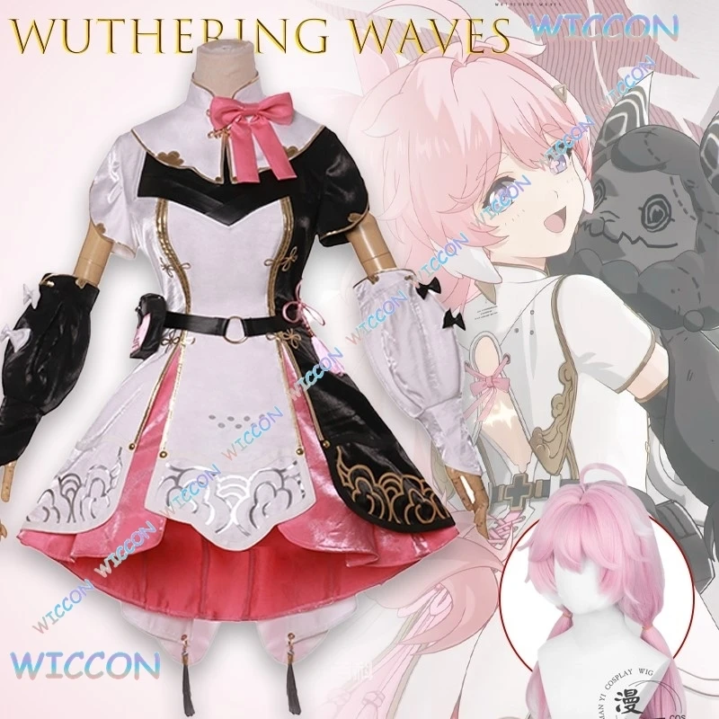 

Mag/Wuthering Waves Encore Косплей Костюм Резонатор Аниме Готическая Лолита Полный комплект наряд Персонаж Хэллоуин Рождество Лолита Cu