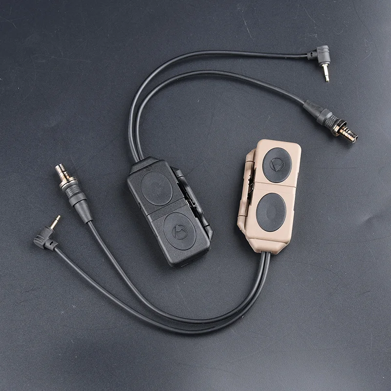 WADSN Double Remote Control M600 PEQ DBAL NGAL CQBL MAWL 2.5mm SF Plug M300 M600 Tactical Flashlight Switch Picatinny rail AR15