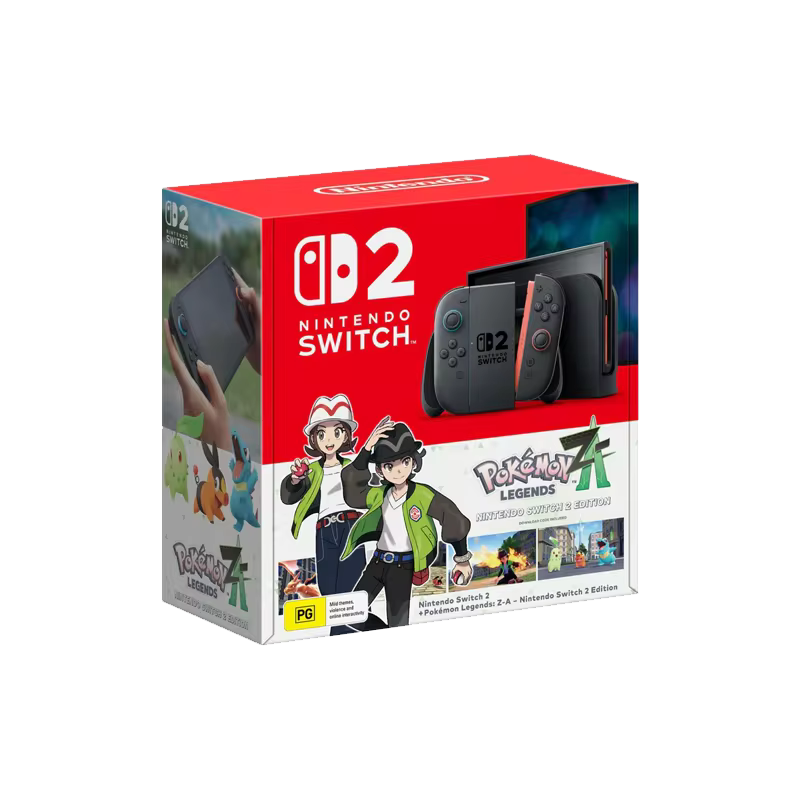Nintendo Switch 2 con Pokémon Legends Z-A, display 7,9″ e Joy-Con migliorati