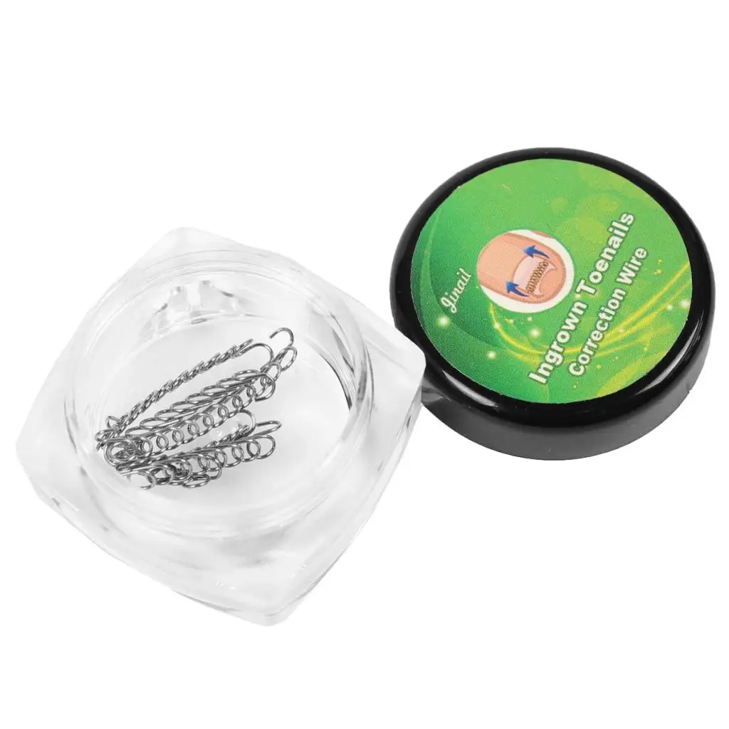 Fil en acier inoxydable pour ongles incarnés, pour pédicure, récupération, 12 pièces