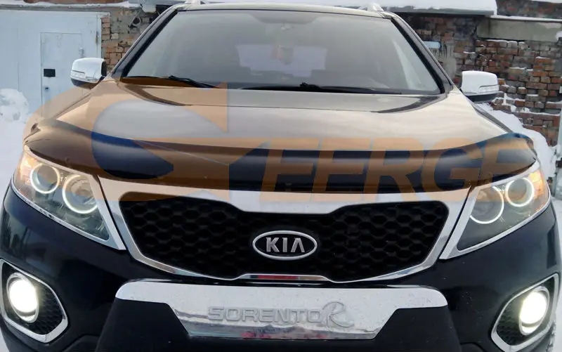 For Kia Sorento II XM 2009 2010 2011 2012 2013 Excellent Ultra Bright CCFL Angel Eyes Halo Rings Light Car Accessories