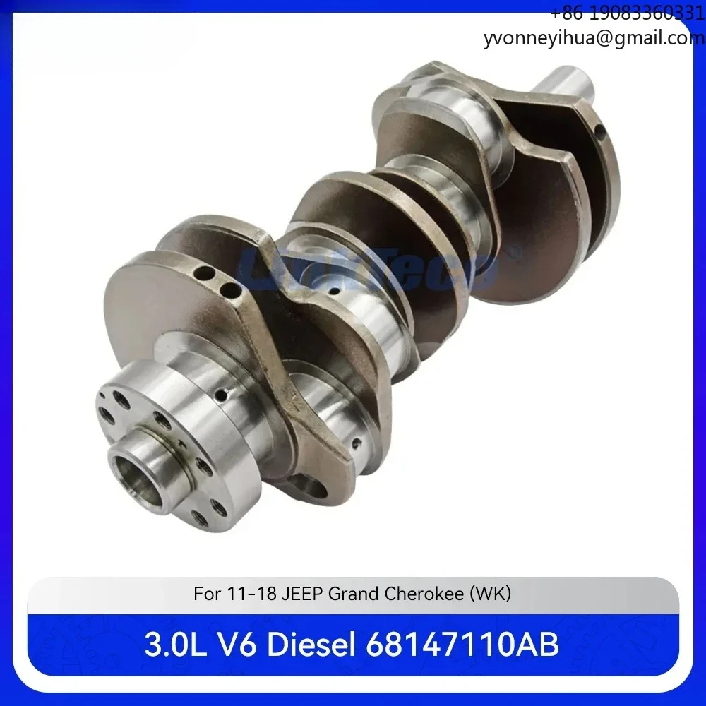 Cigüeñal de motor compatible con 3,0 T L V6 EXF diésel para 2014-2020 RAM JEEP Grand Cherokee WK Ecodiesle 3.0L 3.0T 68147110AB 68147110AA