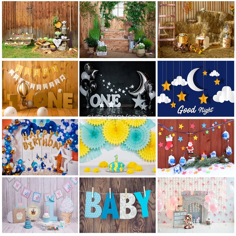 Vinyl Easter Day Photography Backdrops Children Christmas Day Background  Birthday Baby Theme Photo Studio Prop YXX-2