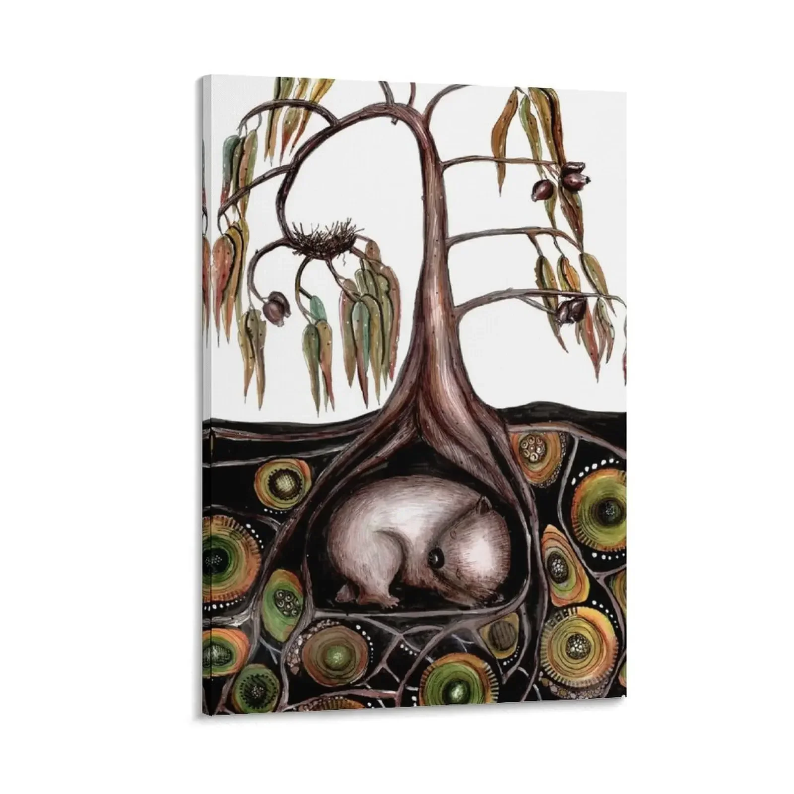 

What's in the wombat burrow Canvas Painting Paintings on the wall decorative pictures for the room anime room decor posters