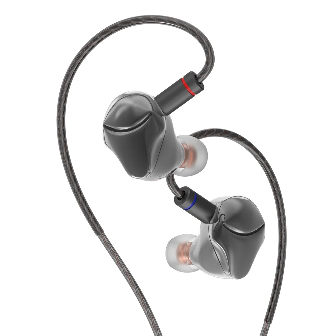Pre-order HIDIZS MK10 10 mm SCC dynamische driver HiFi IEM's met zeer zuivere OFC verzilverde twisted pair-kabel