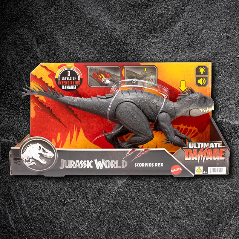 โมเดลไดโนเสาร์จำลองแบบโต้ตอบขนาดใหญ่ ไทแรนโนซอรัส แมงป่อง พร้อมเสียงประกอบจากภาพยนตร์จูราสสิค เวิลด์ ของเล่นเด็กผู้ชาย