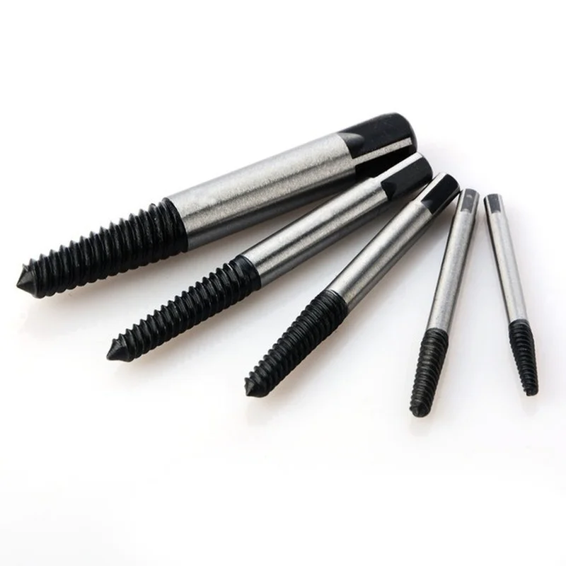Newshark 5ชิ้น/เซ็ตสกรู Extractor Center เจาะชุดคู่มือ Broken Bolt Remover Speed Easy Kit Dropship Center
