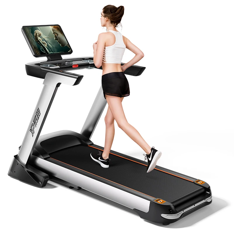 AC Motor Commercial Treadmill Touch Screen Light Commercial Treadmill Motorized Running Machine With FIT APP