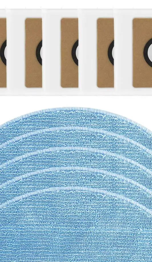 5 Mop Pads 6 Dust B…