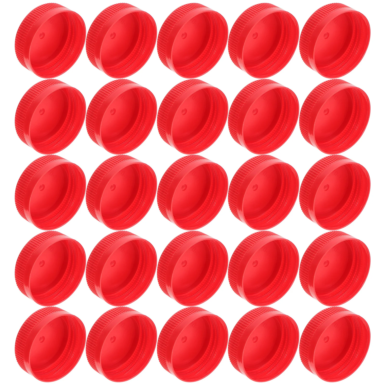 100 قطعة قبعات الزجاجات البلاستيكية الملونة الحرفية الأغطية قابلة لإعادة الاستخدام Diy بها بنفسك الاطفال التعليمية الحرفية اكسسوارات زجاجة ماء ختم قبعات