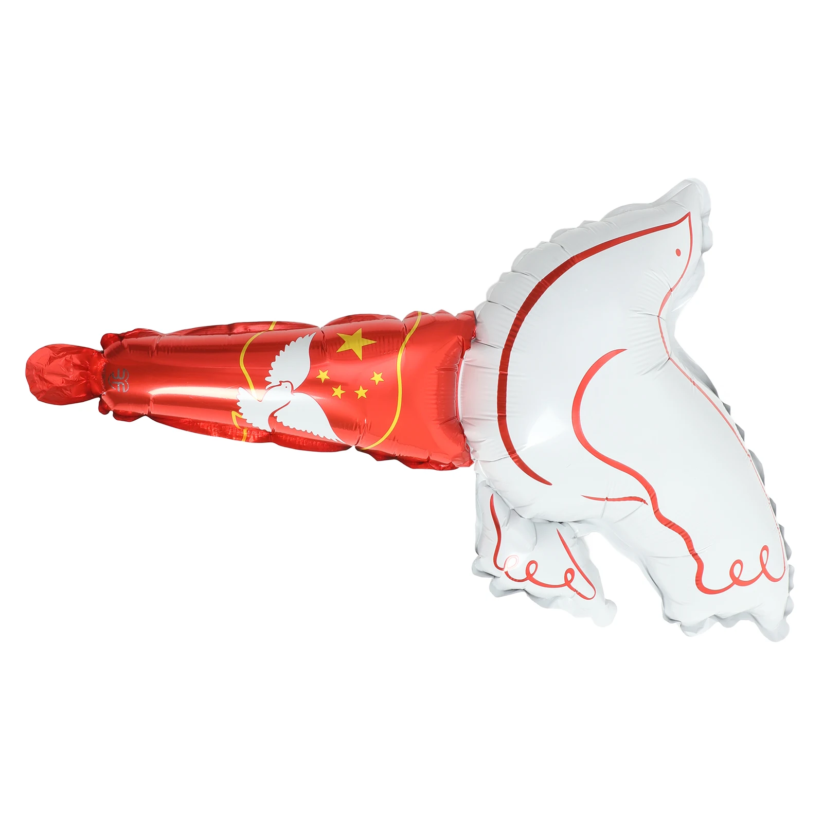 

10pcs Peace Dove Torch Balloons Aluminum Foil Inflatable Party Birthday Wedding Celebration Decorations Air Pump Unique