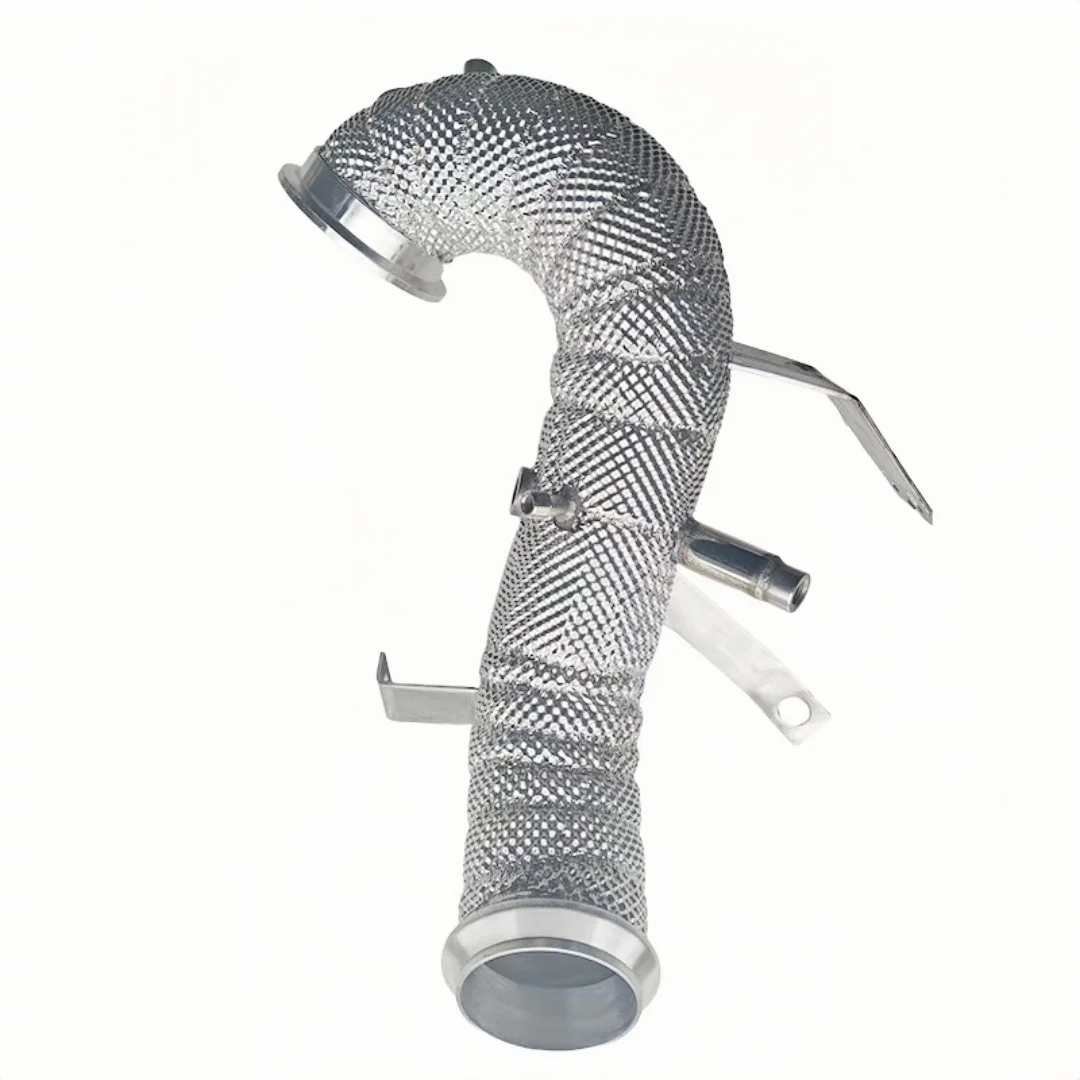 DEX Stainless Steel With Heat Shiled High Flow Exhaust Downpipe for  2019+ Mercedes-Benz  AMG W177 A45 A45S M139 2.0T