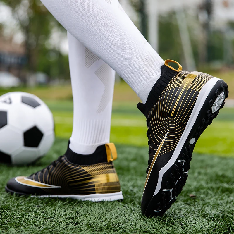 Soccer Shoes Men Turf Football Boots Outdoor Boys Futsal Training Shoes Non Slip Youth Soccer Cleats Chuteira Society Futebol