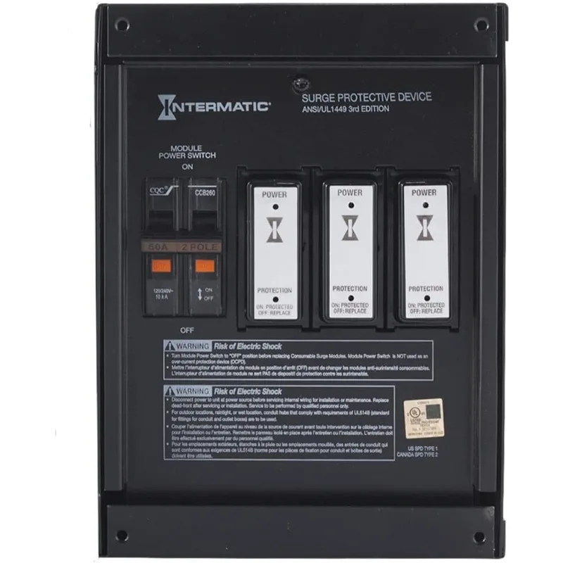 

Защита от перенапряжения с простым в технике обслуживания — Intermatic Smart Guard IG2240-IMSK Surge Pro для всего дома