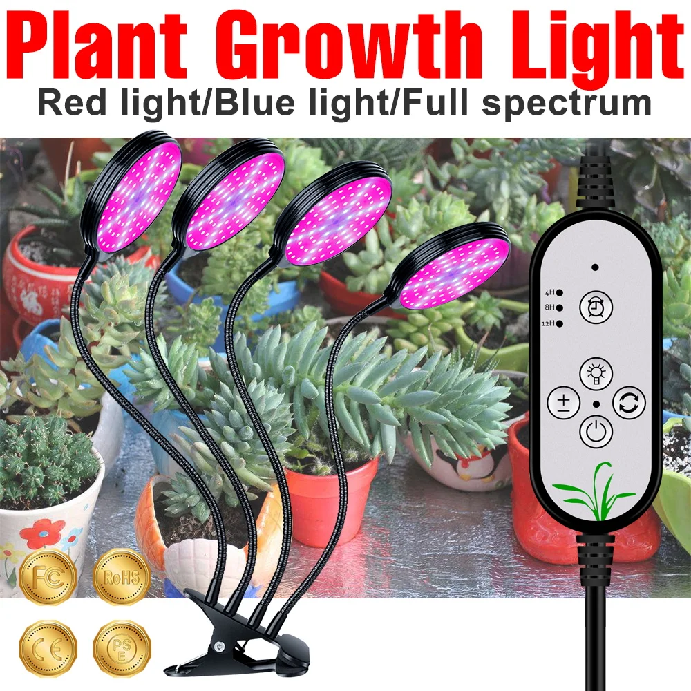 USB Phytolamp For Plants Greenhouse LED Plant Lamp Full Spectrum Phyto Grow Light 15W 30W 45W 60W Flexible Clip LED Fitolampy