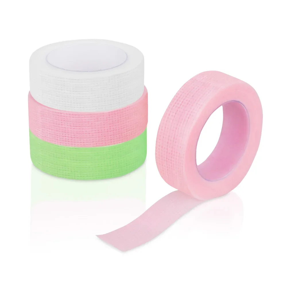 

5PC Eyelash Tape 5 Rolls Breathable Cloth Adhesive Tape for Hand Eye Stickers Makeup Tools Eye Patches for Extension