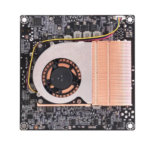 Scheda madre 2025 NUC10U 100 * 100mm con CPU i3i5i7 di decima generazione DDR4 RAM MSATA 4K Mini-DP Tipo -C Scheda computer più piccola