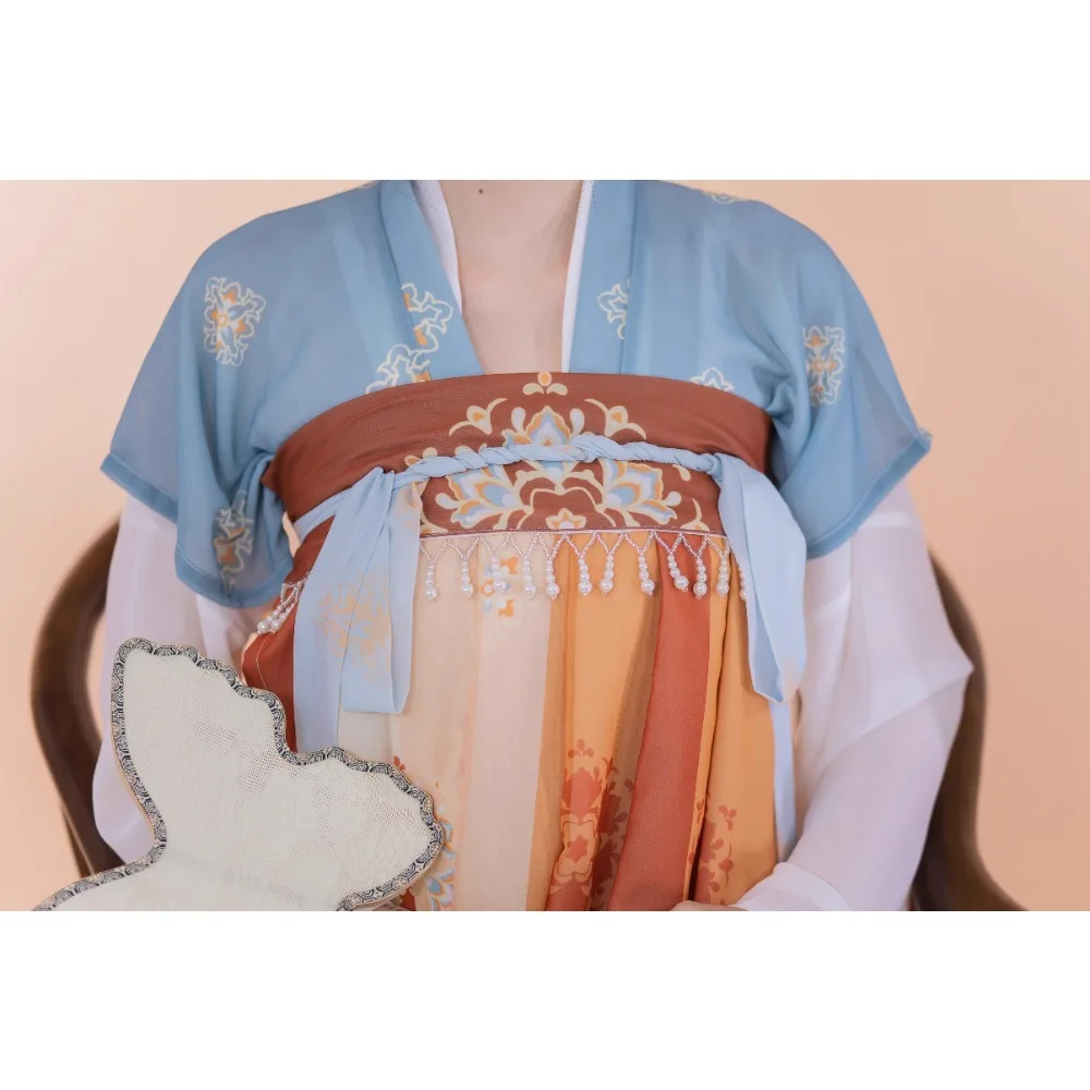 فستان نسائي على الطراز الصيني من Hanfu ملابس صينية تقليدية ملابس عتيقة على الطراز العرقي أزياء تنكرية ملابس رقص للحفلات