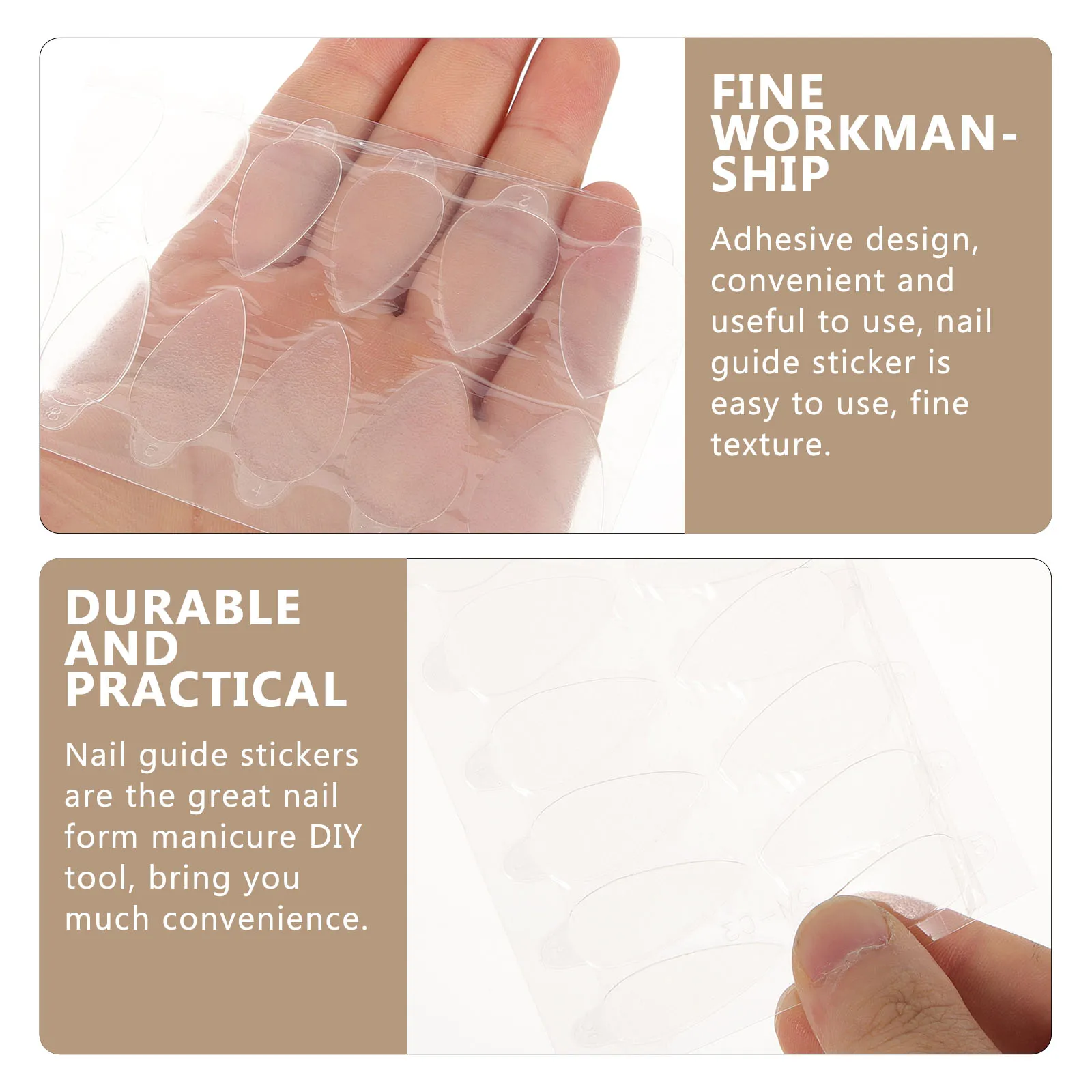 

Extension Stickers Form Guide Self Adhesive Manicure Tools For Nail Art Decor At Home Salon Nail Guide Stickers For Women