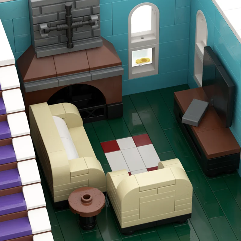 3091 pçs personalizado moc modular farmácia urbano clássico arquitetura modelo de construção diy blocos tijolos montagem brinquedo presentes do feriado