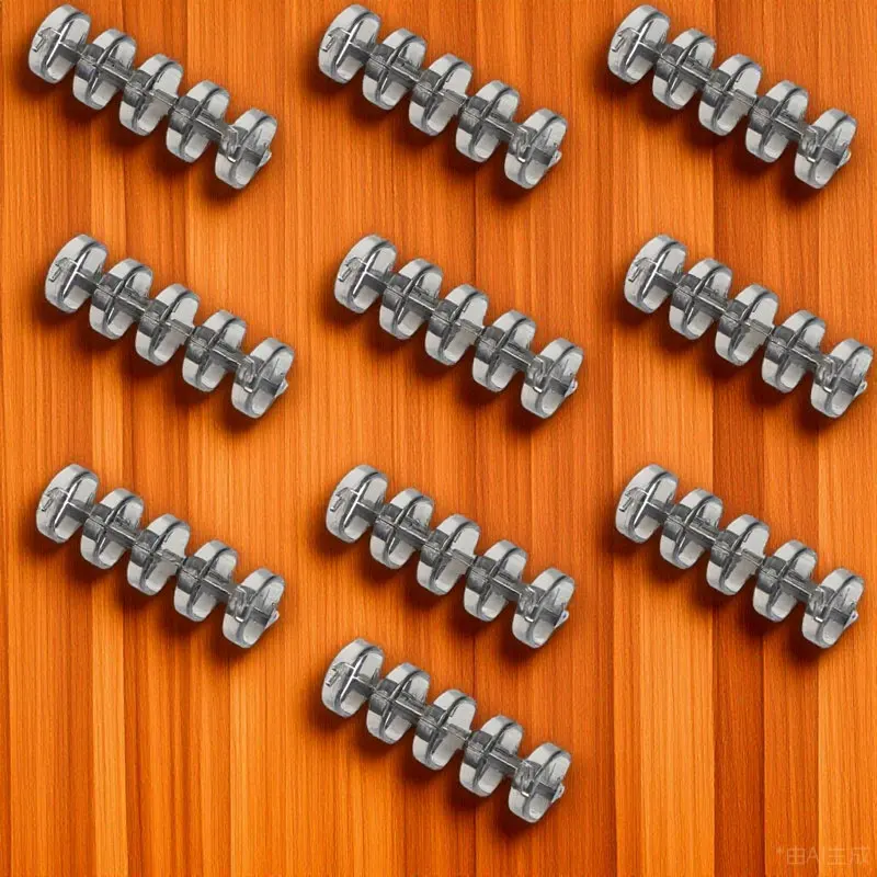 

10Pcs Convenient Binder Rings Plastic Leaf Fasteners for Notebooks Planners Documents Bookbinding Craft Supplies
