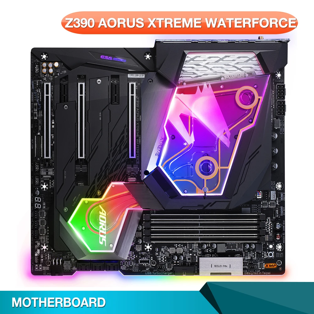 Z390 AORUS XTREME WATERFORCE For Gigabyte Motherboard LGA1151 DDR4 128GB E-ATX