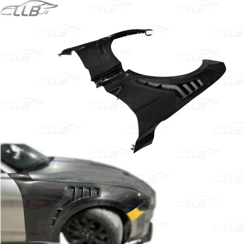 

NEW For 2018-2023 Mustang GTD Fenders Special Carbon Fiber Blade Panel Sidecar High Quality Carbon Fiber Body Fenders