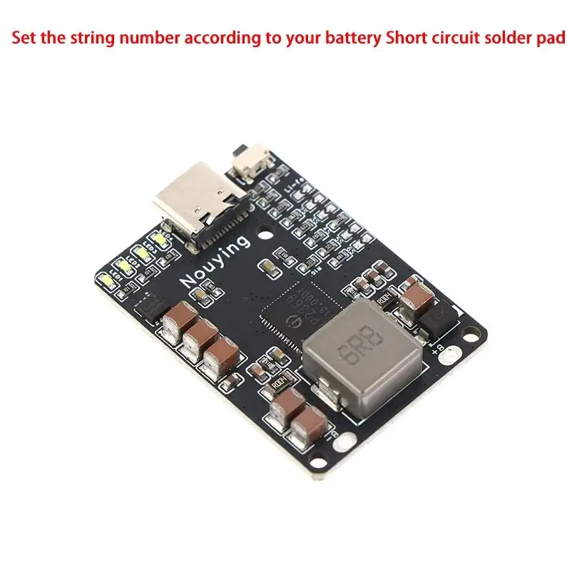 Li-ion LiFePO4 Lithium Batteries Type-C PD Fast Charge Drone IP2369 45W 2S To 6S Battery Charging Discharger Module