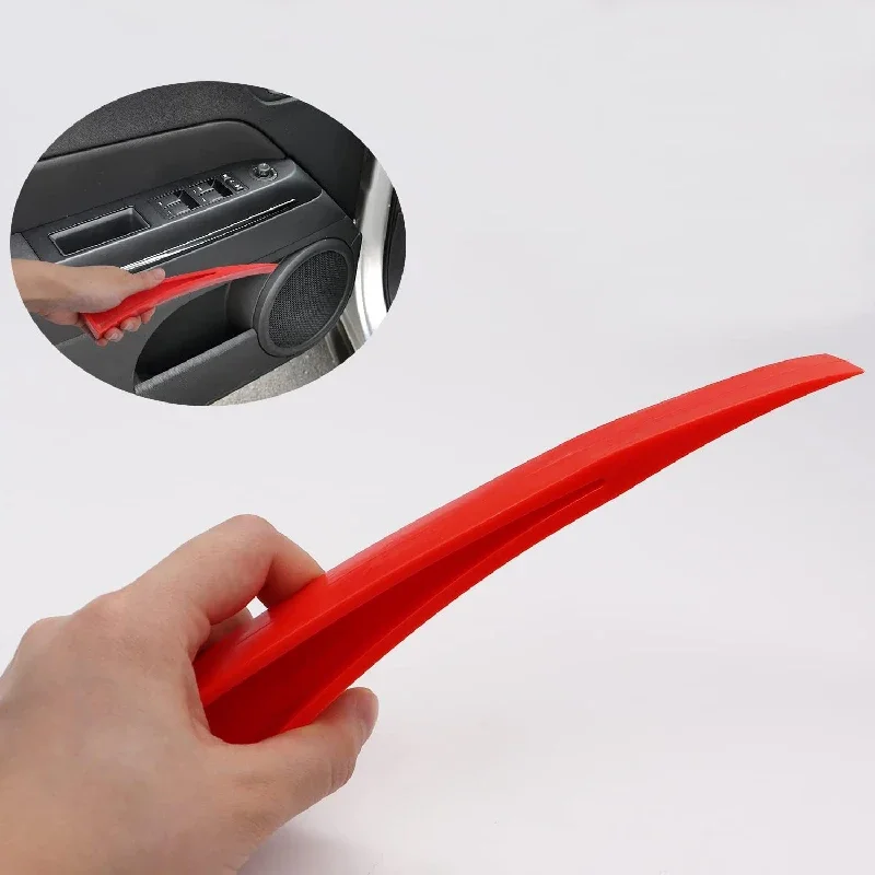 Herramienta de reparación de abolladuras de coche de mano, herramienta de extracción de cuña de ventana automática con ranura de rueda de vehículo, herramienta de reparación Manual de abolladuras.