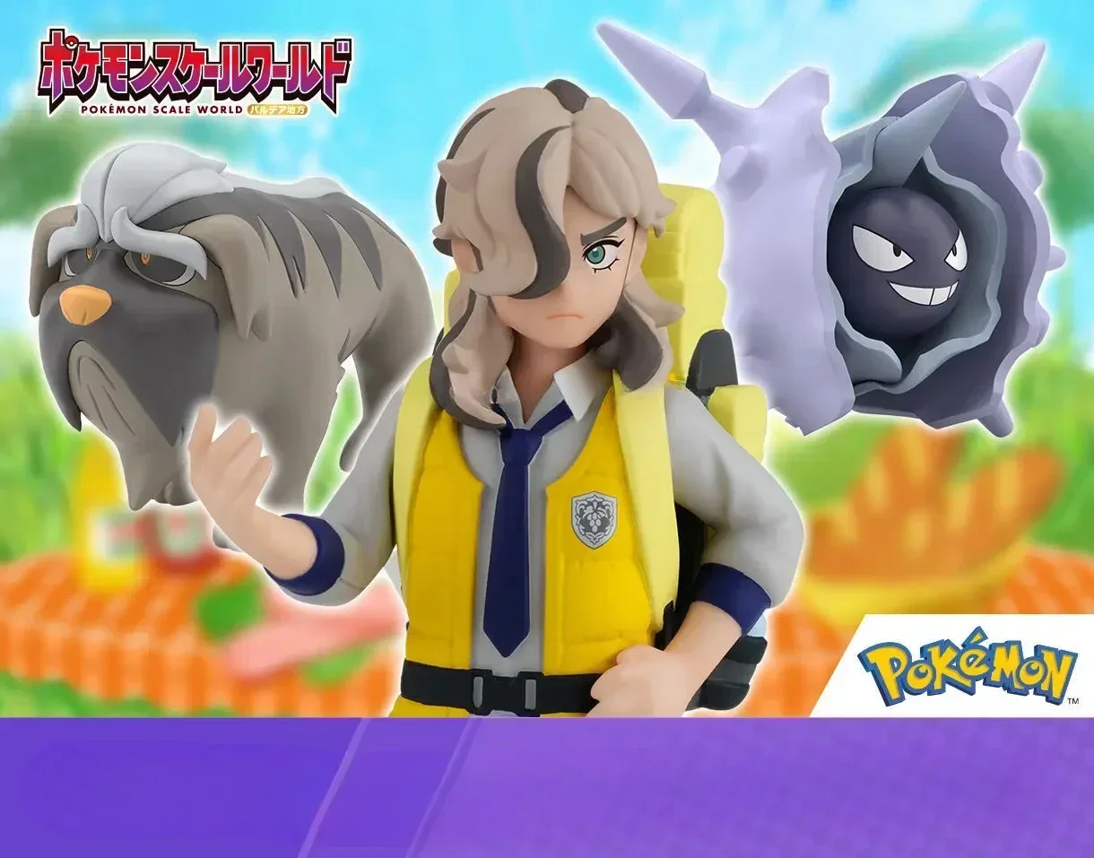 

Bandai Original Scale World POKEMON Paldea Region Arven Cloyster Mabosstiff Anime Figures Toys Gift Collectible Model Ornaments
