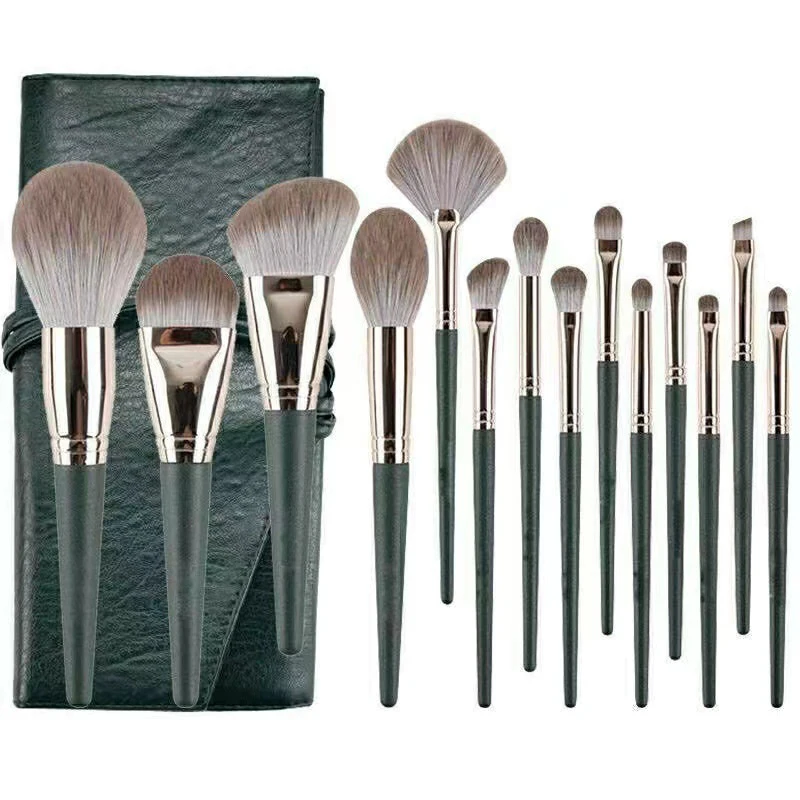 Make-up Pinsel Set 14 Stück Kit kosmetische Grundlage Lidschatten Pinsel profession elle Puder Concealer erröten Beauty-Tool