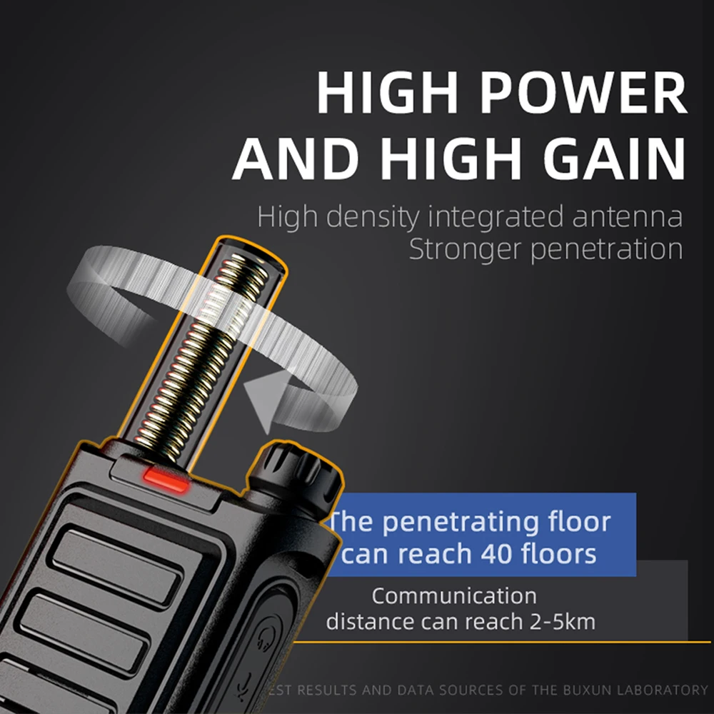 KSUN 5 km Long Range Talkie Walkies Type-C 4000mAh Quick Pairing & Decoding 2 Way Radios for Hiking Camping