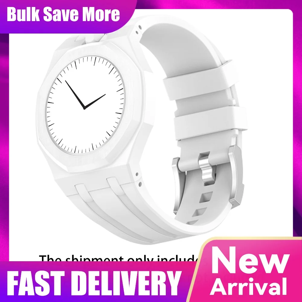 For Royal Pop Frame Bumper Cases Band Integrated PC Case Silicone Straps Pocket Watch Changer To Wristwatch Mod Kit