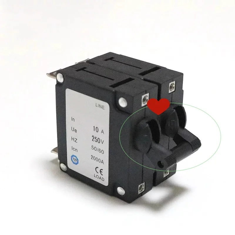 CIRCUIT BREAKER FIT GENERATOR PARTS 2P AMPS IN 4A 6A 8A 10A 12A 16A 18A 19A 20A 25A 32A 35A 40A  45A 50A 55A 60A  Model 30