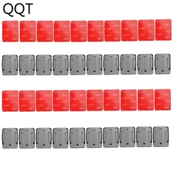 QQT 40 pcs / set 20 pcs Curved Surface Mount Base + 20 pcs 3 M Adhesive For Gopro Hero11 10 9 8 7 6 5 4 for Xiaomi Yi for SJ4000