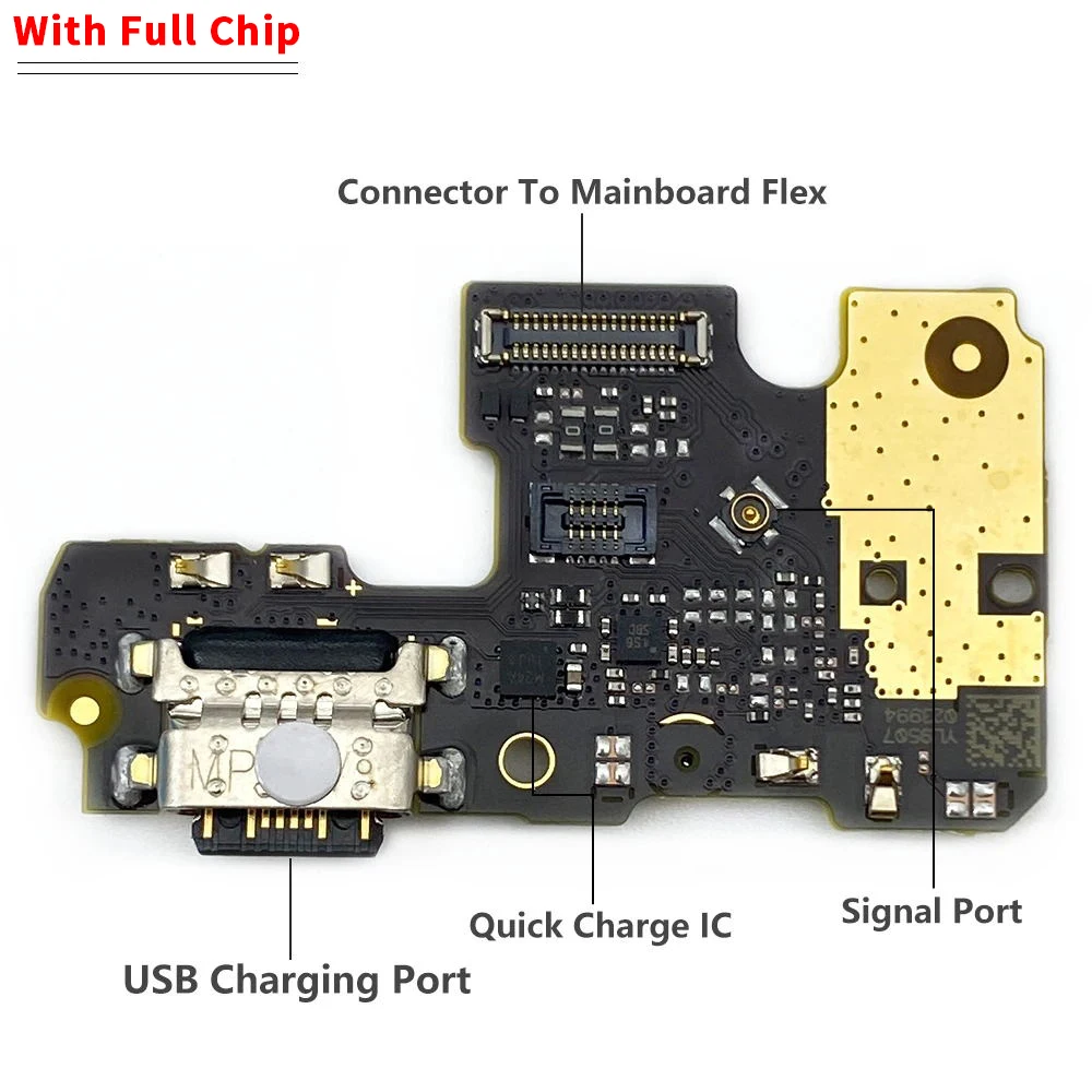 NEW For Xiaomi Redmi 6 Pro / Mi A2 Lite A1 5X A2 6X A3 CC9e USB Charger Connector Charging Port Microphone Flex Cable Parts
